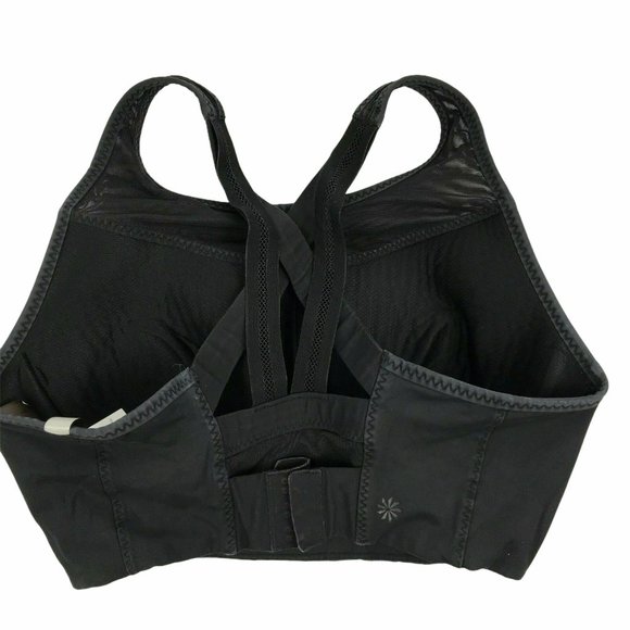 Athleta Sports Bra. High Support. Black Small - Picture 4 of 8